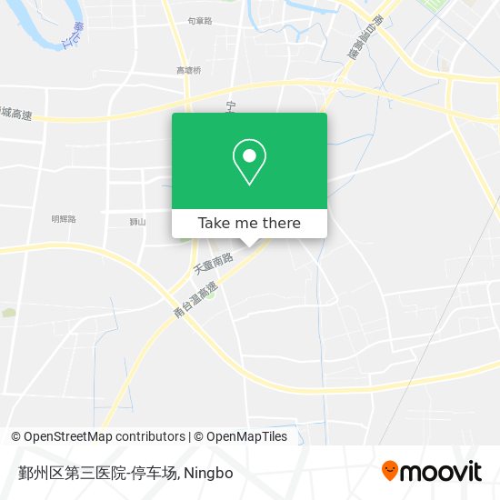 鄞州区第三医院-停车场 map