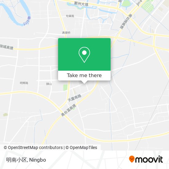 明南小区 map
