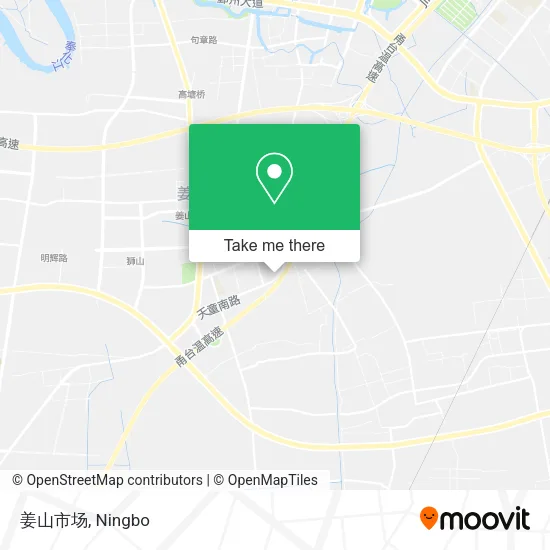 姜山市场 map