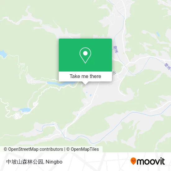 中坡山森林公园 map