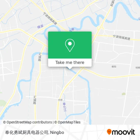 奉化勇斌厨具电器公司 map