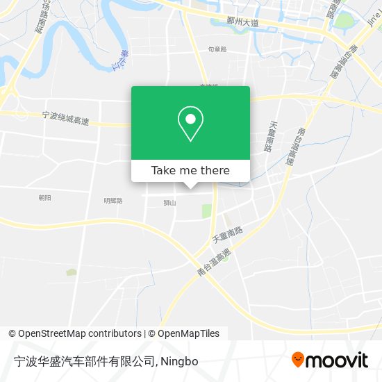 宁波华盛汽车部件有限公司 map