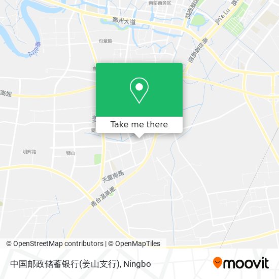 中国邮政储蓄银行(姜山支行) map