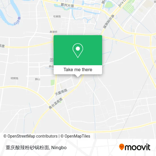 重庆酸辣粉砂锅粉面 map