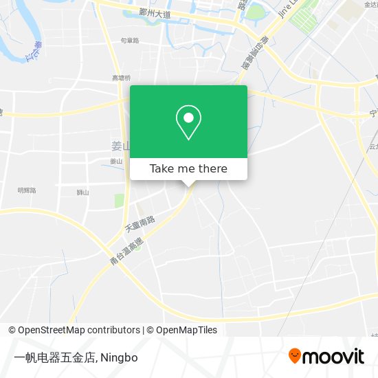 一帆电器五金店 map