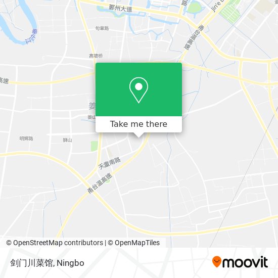 剑门川菜馆 map