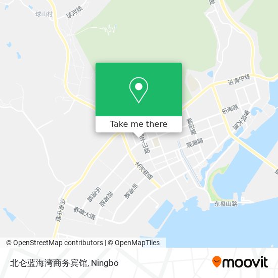 北仑蓝海湾商务宾馆 map