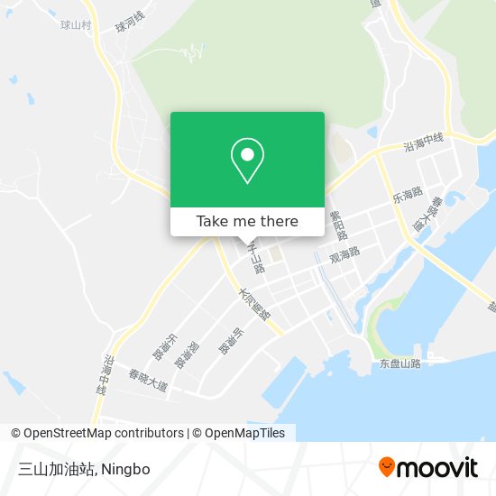 三山加油站 map