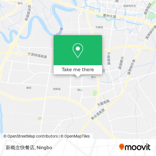 新概念快餐店 map