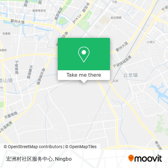 宏洲村社区服务中心 map