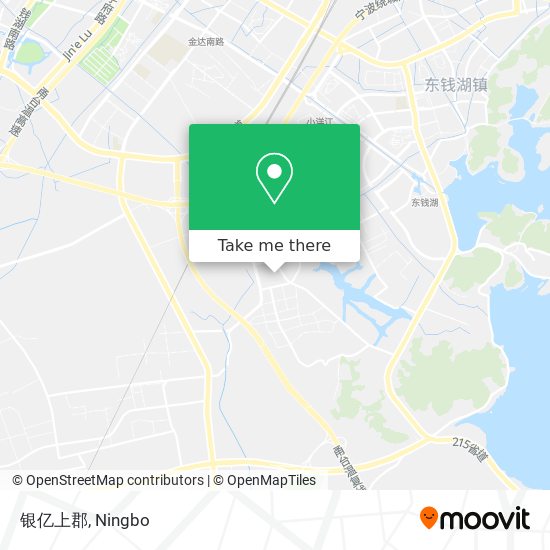 银亿上郡 map