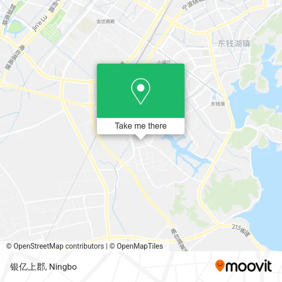 银亿上郡 map