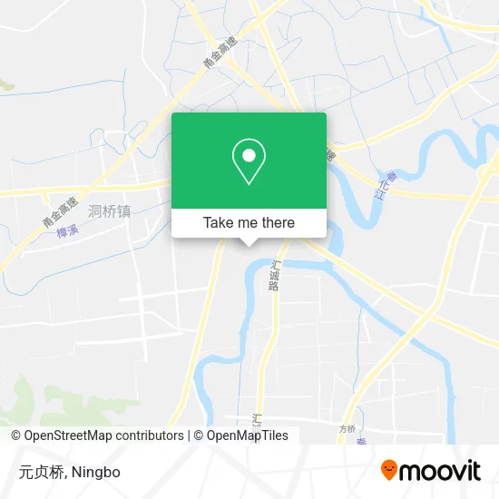 元贞桥 map