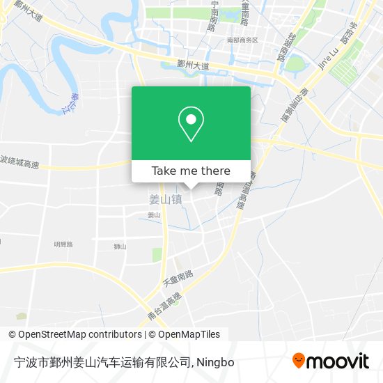 宁波市鄞州姜山汽车运输有限公司 map