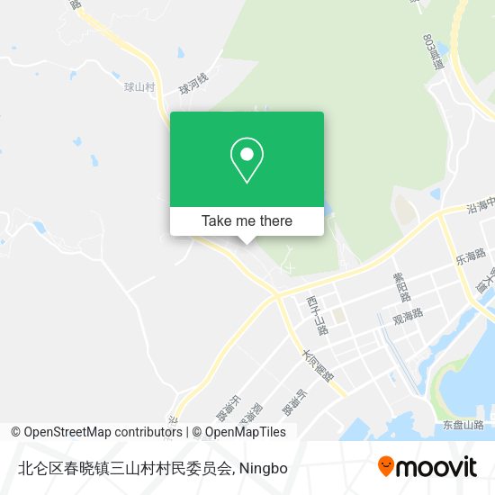 北仑区春晓镇三山村村民委员会 map
