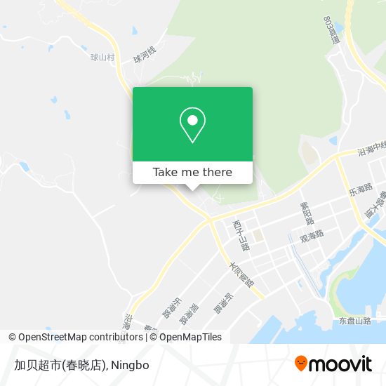 加贝超市(春晓店) map