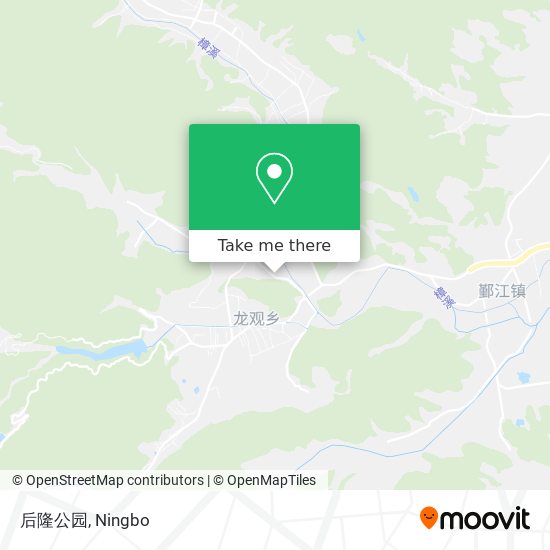 后隆公园 map