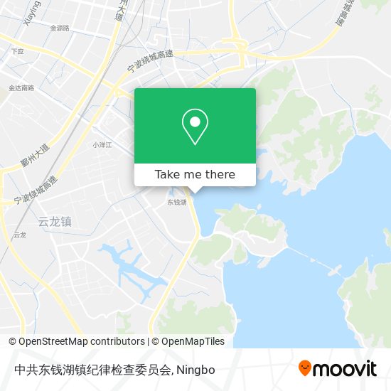 中共东钱湖镇纪律检查委员会 map