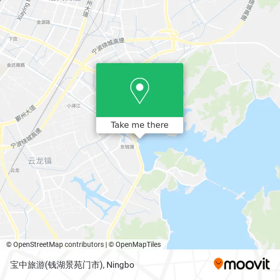 宝中旅游(钱湖景苑门市) map