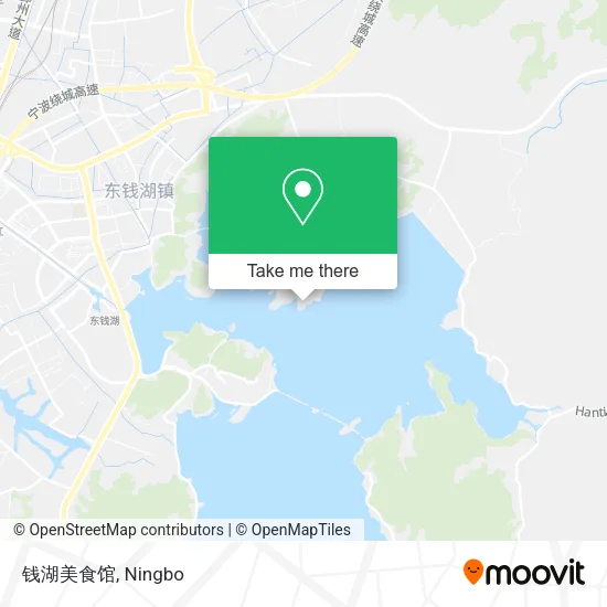 钱湖美食馆 map