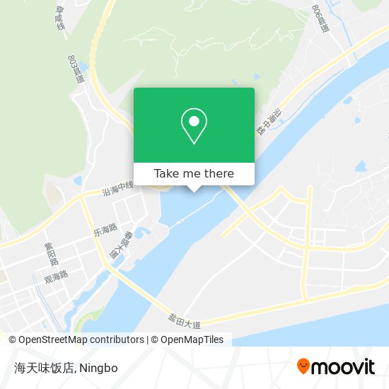 海天味饭店 map
