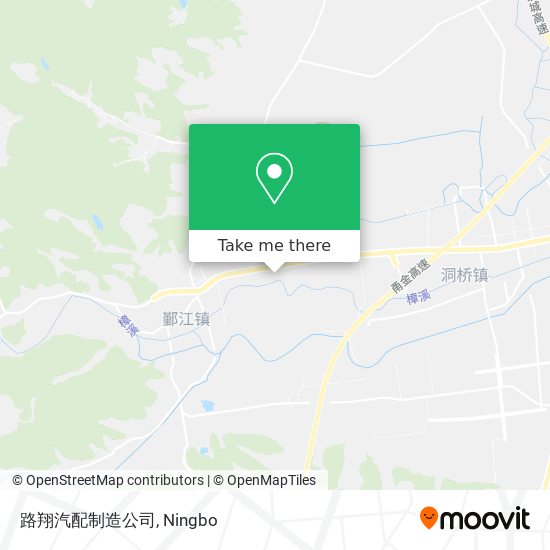 路翔汽配制造公司 map