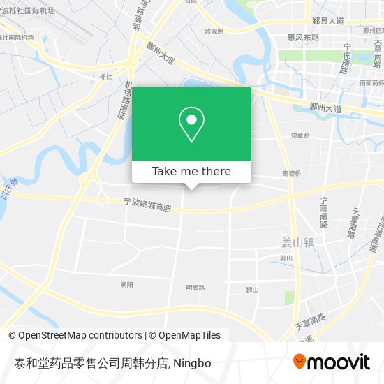 泰和堂药品零售公司周韩分店 map