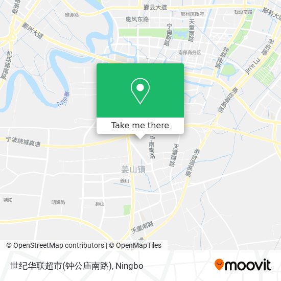 世纪华联超市(钟公庙南路) map