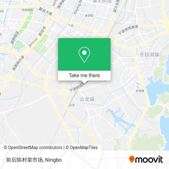 前后陈村菜市场 map