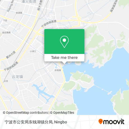 宁波市公安局东钱湖镇分局 map