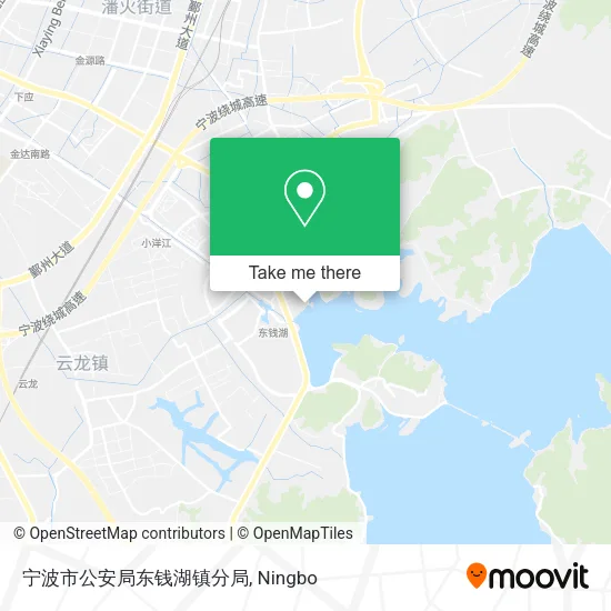 宁波市公安局东钱湖镇分局 map