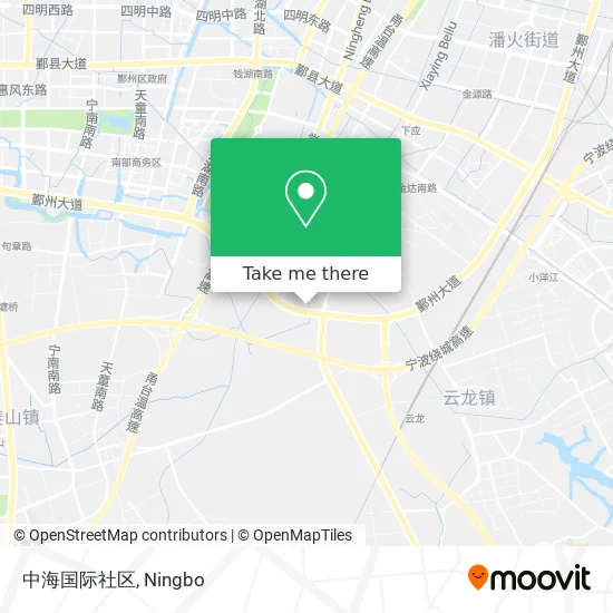 中海国际社区 map