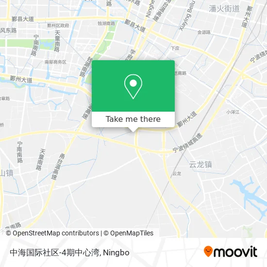 中海国际社区-4期中心湾 map