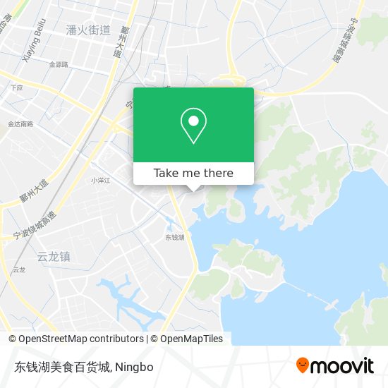 东钱湖美食百货城 map