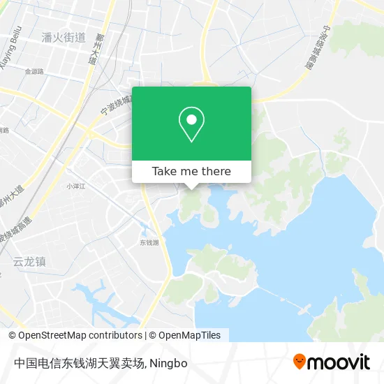 中国电信东钱湖天翼卖场 map