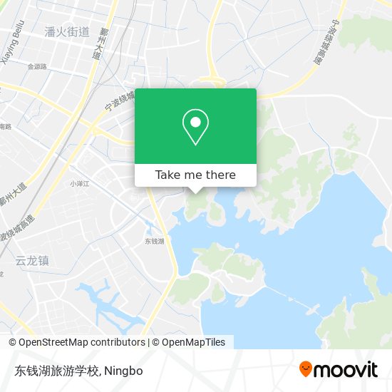 东钱湖旅游学校 map