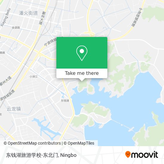 东钱湖旅游学校-东北门 map
