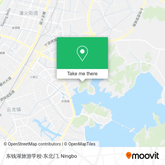 东钱湖旅游学校-东北门 map