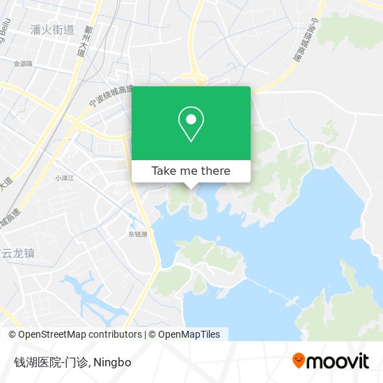 钱湖医院-门诊 map