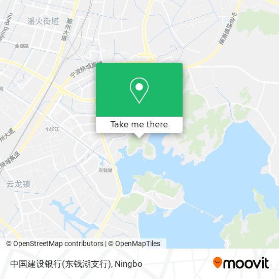 中国建设银行(东钱湖支行) map