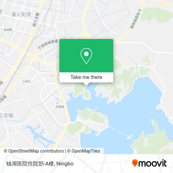 钱湖医院住院部-A楼 map