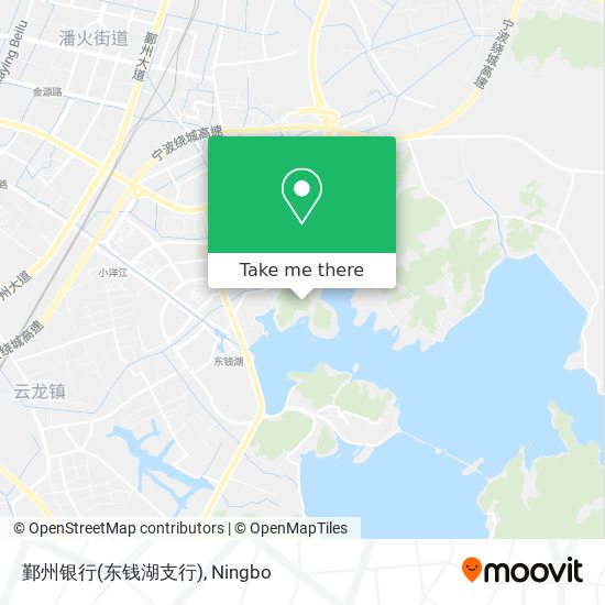 鄞州银行(东钱湖支行) map