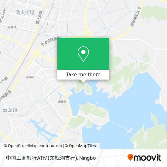 中国工商银行ATM(东钱湖支行) map