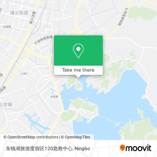 东钱湖旅游度假区120急救中心 map