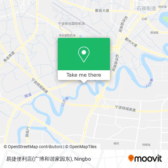 易捷便利店(广博和谐家园东) map