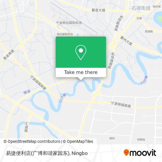 易捷便利店(广博和谐家园东) map