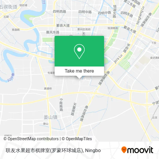 联友水果超市棋牌室(罗蒙环球城店) map