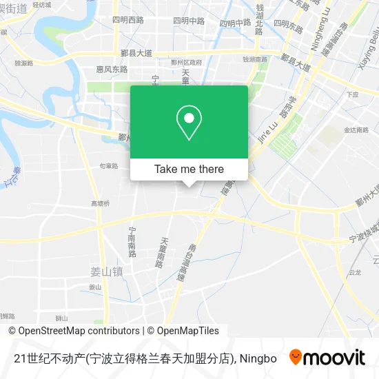 21世纪不动产(宁波立得格兰春天加盟分店) map