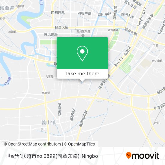 世纪华联超市no.0899(句章东路) map