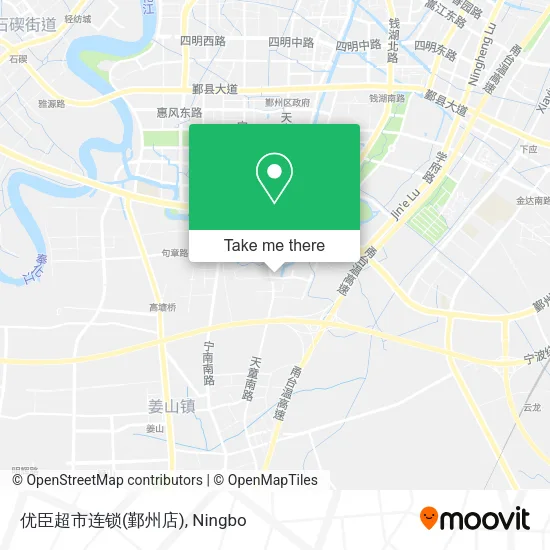 优臣超市连锁(鄞州店) map